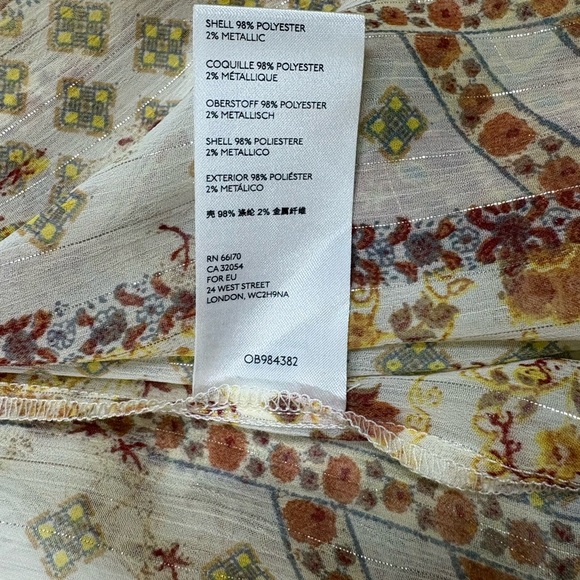 Free People Cream and Pink Patterned Maxi Dress - Picture 15 of 15